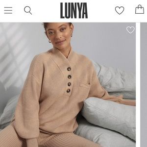 NEW Lunya Sweater, Size XS/S